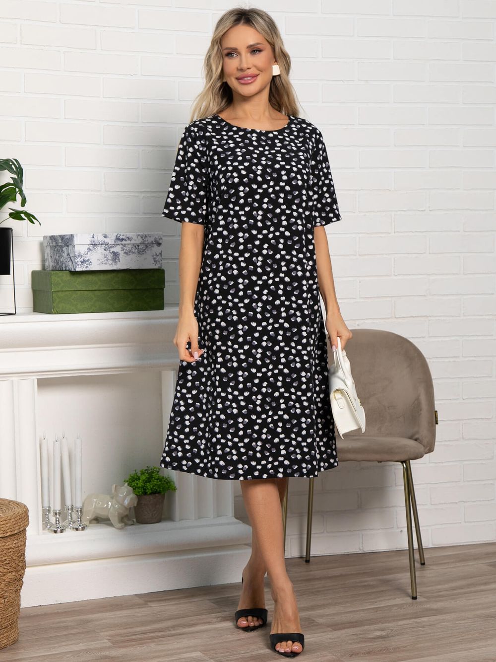 Платье Ронда (черное) П14390-16М LT Collection