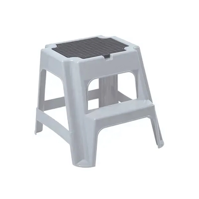 ТАБУРЕТ СО СТУПЕНЬКОЙ VOLF 472х418 ММ (Светло-серый)