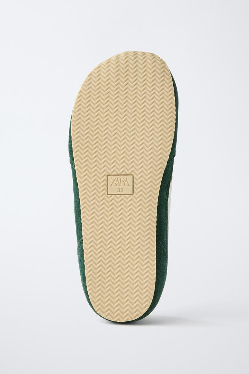 ZARA СПОРТИВНЫЕ КРОССОВКИ BAREFOOT, ЗЕЛЕНЫЙ