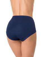 Трусы с высокой линией талии из деликатного бамбукового полотна (Размер: XXXL) (Цвет: сливовый)