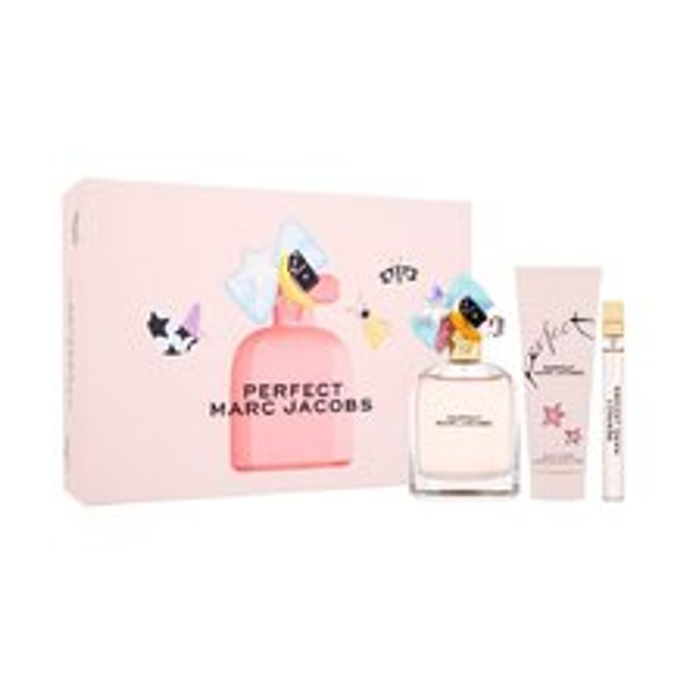 Marc Jacobs Perfect Gift set EDP 100 ml, miniature EDP 10 ml and body lotion 75 ml 100ml
