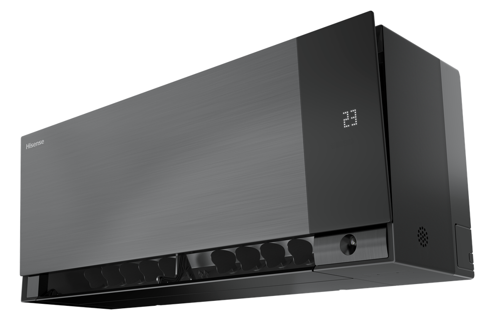 Инверторная сплит-система Hisense Sensation Slider Pro Carbon AS-13UW4RWMQK00(В), черный