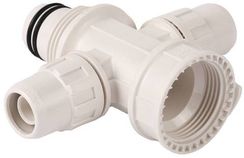 ЗУБР ШиреФит, внутренняя резьба - штуцер с гайкой - штуцер с гайкой - штуцер с гайкой, 26 - 16 мм, сборный крестовой коллектор (51518-26-16-26)