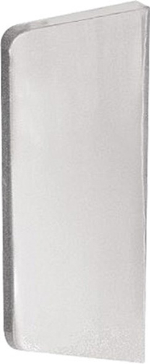 Перегородка для писсуаров сплошная 950х78х400мм нерж. сталь NOFER 13007.S матовый