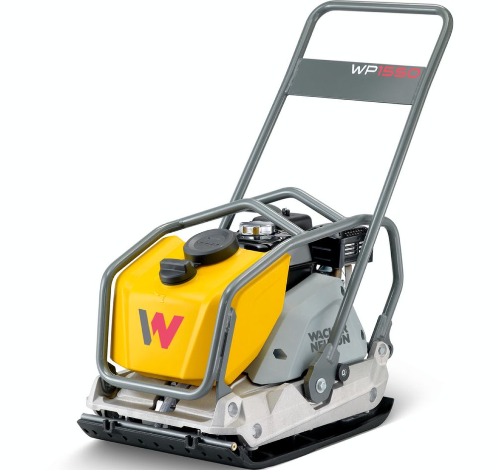 Виброплита бензиновая Wacker Neuson WP 1550 Aw профессиональная - [98 кг / 15 кН / Honda GX160]