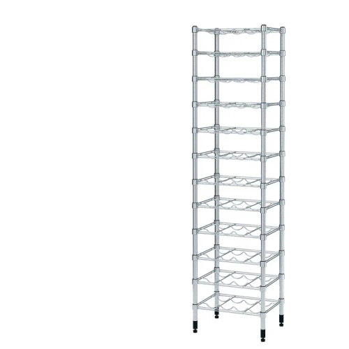 Стеллаж для бутылок - IKEA OMAR, 46х36х181 см, оцинкованная сталь, ОМАР ИКЕА