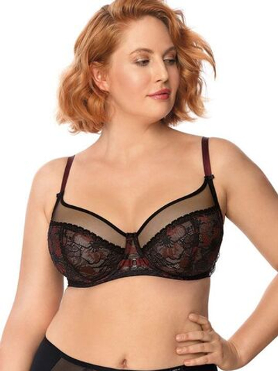 Бюстгальтер с мягкими чашками Xiana (Размер: 70E) (Цвет: черный)