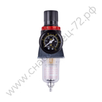 Регулятор давления AERO с манометром и фильтром-осушителем 1/4 F