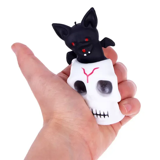 Антистресс - давилка Череп / Летучая мышь