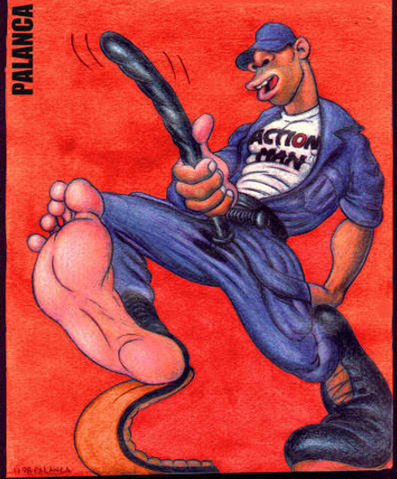 Palanca aka Pedro Santillana - эротическое искусство художника Педро Сантильяна. 18+