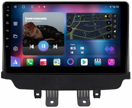 Магнитола для Mazda CX-3 2014-2023 (монохром) - FarCar 9599AM на Android 12, QLED, 8-ядер, CarPlay, 4G SIM-слот