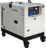 Электростанция дизельная с воздушным охлаждением HYUNDAI DHY 20000SE в кожухе