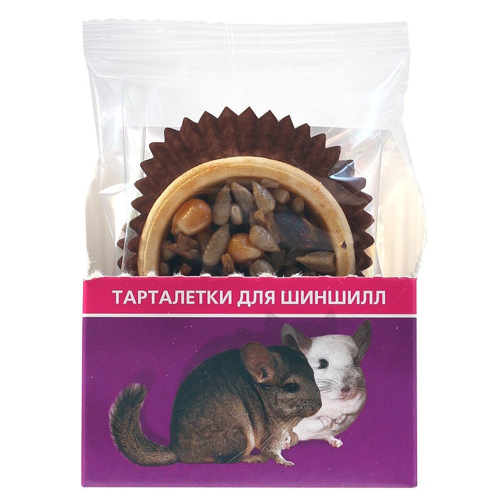Лакомство для шиншилл TitBit Тарталетка с клюквой и тыквой (1шт) Лакомство для шиншилл TitBit Тарталетка с клюквой и тыквой (1шт)