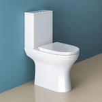 Унитаз-компакт безободковый с сиденьем BelBagno LOUNGE BB045CPR/SC + BB045/051T
