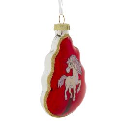 GAEM Украшение новогоднее "Елочка с лошадкой", L8 W2,5 H11 см