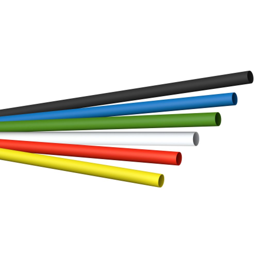 Набор термоусадочных трубок ЭРА NO-224-538 ТТУ нг-LS 2/1 №4 6 цветов по 5 шт L=100 мм | Термоусадочная трубка (ТУТ)