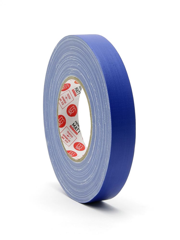 Клейкая лента Gaffer Tape@MATT - Гаффа тейп 25мм/50м - Матовый Синий