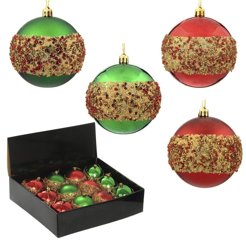 GAEM Набор из 12шт Украшение новогоднее Шар "Сказочный Сатурн", D8 см, L35 W28 H21 см