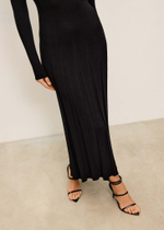 Платье ERIKA с длинным рукавом, чёрный