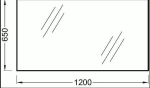 Зеркало Jacob Delafon EB1085-NF 120