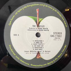 Винтажная виниловая пластинка LP The Beatles White Album Белый Альбом (Japan 1976) (Obi, 4 фотографии, постер) Полный Комплект