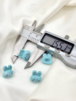 Пуговицы "Зайки" голубые