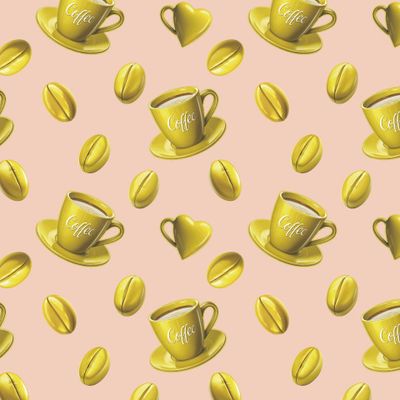 кофе золото персиковый