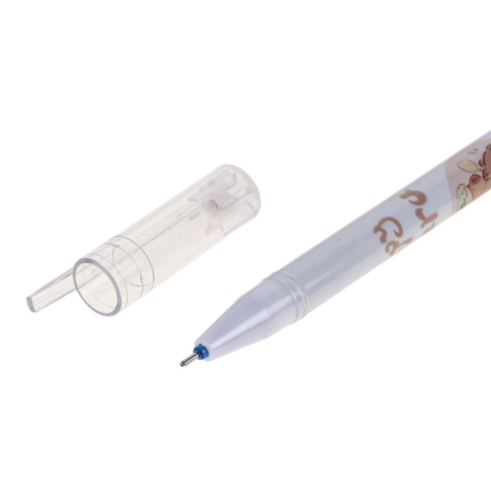 Ручка пиши-стирай "Капибара", 0,38мм, синяя, 5 видов микс MP-2381