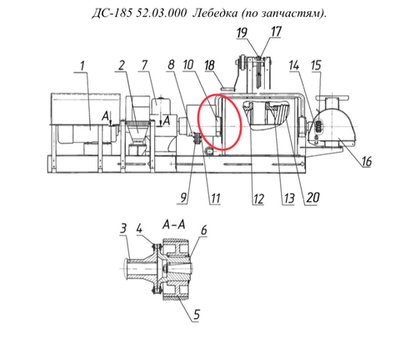 ДС-185 51.03.018 Вал
