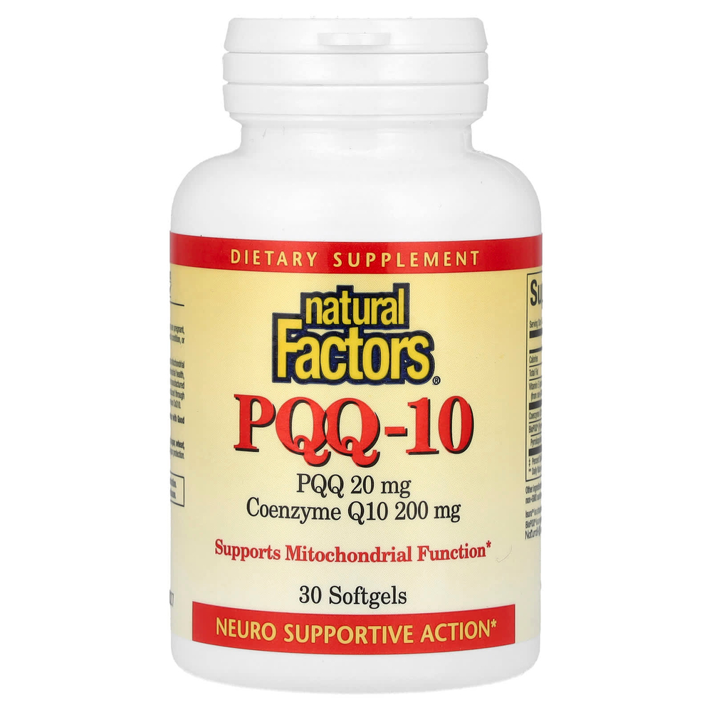 Natural Factors, PQQ-10, 30 капсул