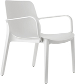 Кресло пластиковое Scab Design Ginevra Lounge, лен