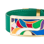 Браслет Fiore Luna на красном кожаном ремешке CB13598-29