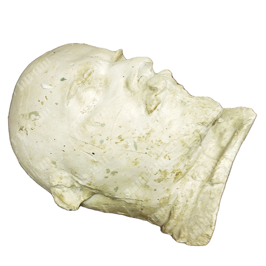 Посмертная маска В. И. Ленина. Копия маски, снятой С. Д. Меркуловым. Гипс. 1930 г.