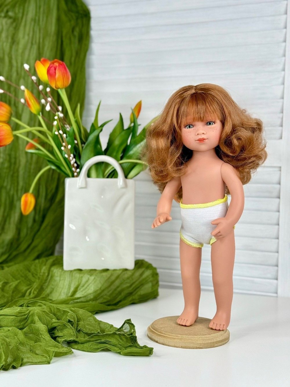 Кукла D Nenes виниловая 34см Celia без одежды (022325W)