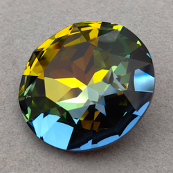 Swarovski 1201 Round FS, Crystal Sahara F