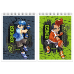 Блокнот А7 40л клетка "Дикие Скричеры" (Академия Групп)