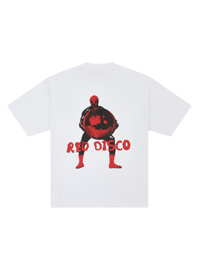 Футболка Диско-клуб & Amazing Red белая