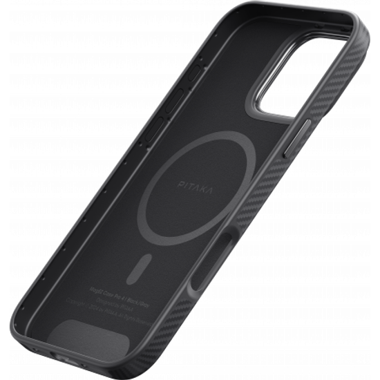 Противоударный чехол Pitaka MagEZ 5 (1500D) для iPhone 16 Pro, черный