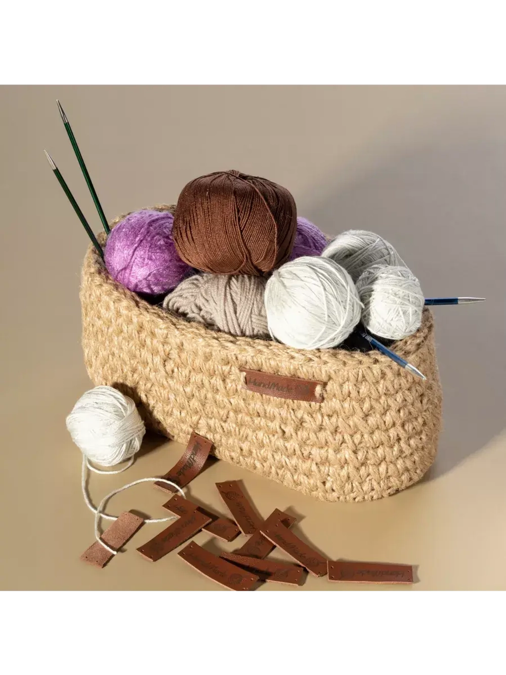 Бирки для рукоделия Hand Made пришивные ручная работа