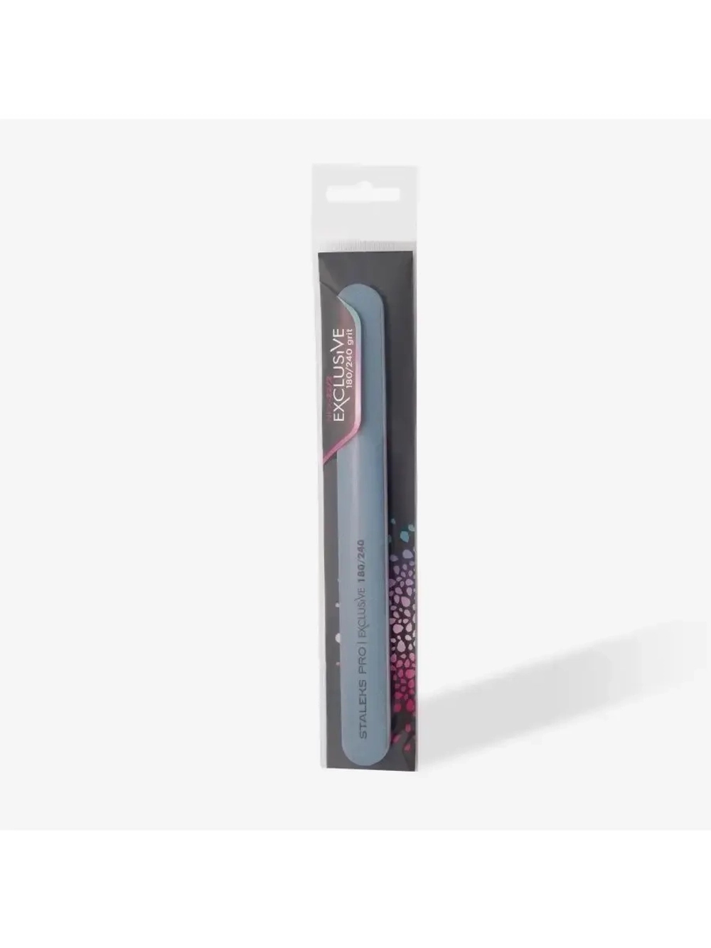 Пилка прямая минеральная для ногтей EXCLUSIVE 180/240