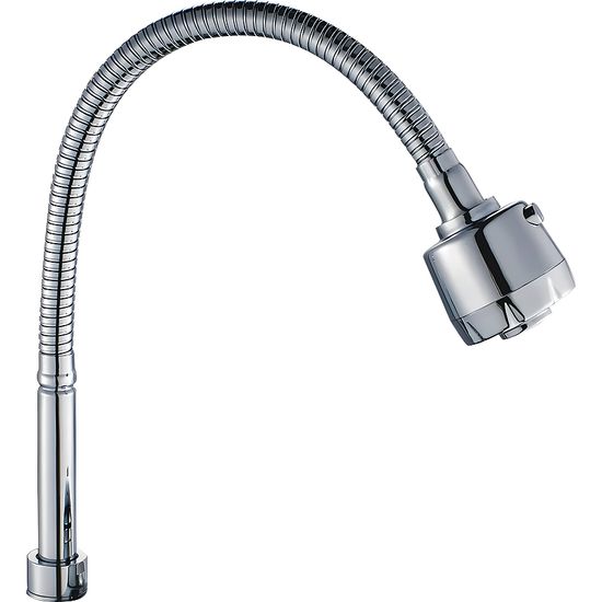 Излив для смесителя д/кухни гибкий гофр с аэратором HAIBA7176 хром