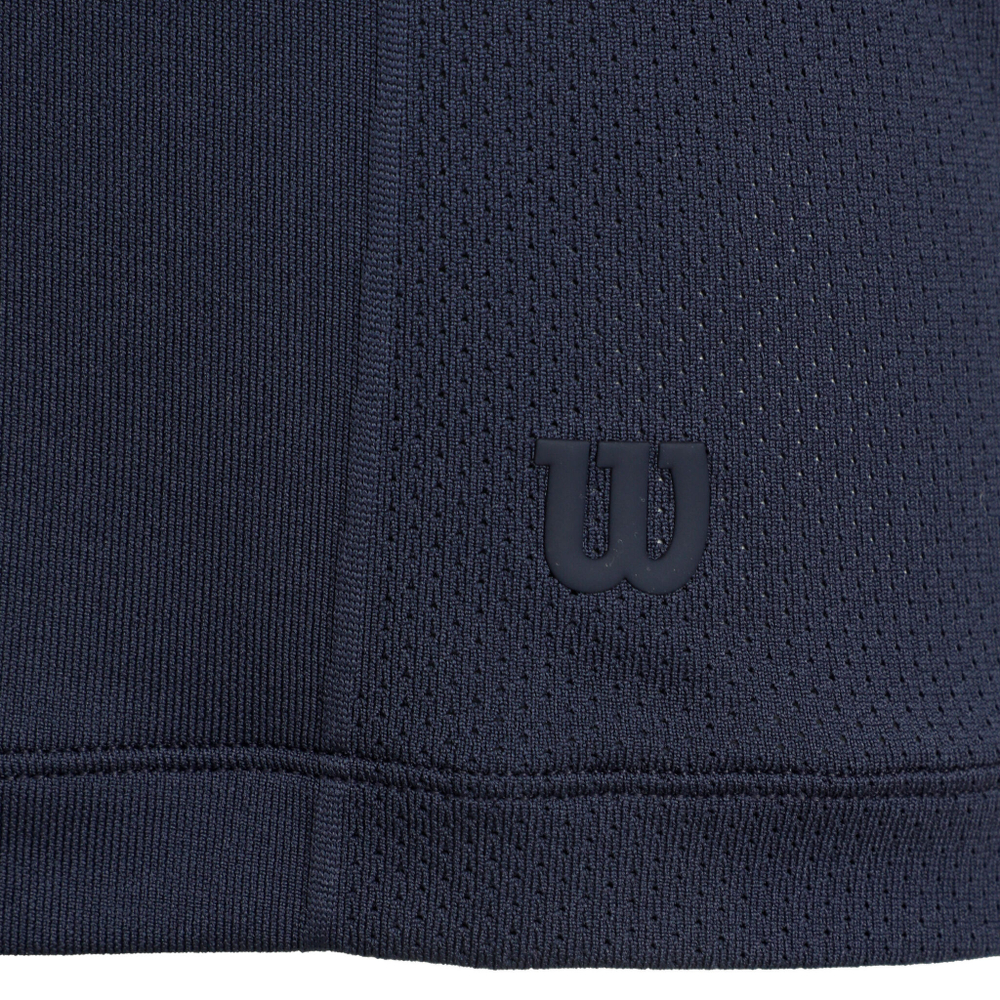 Мужское теннисное поло Wilson Players Seamless Crew 2.0 T-Shirt Men - Blue