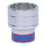 KING TONY (433027M) Головка торцевая стандартная двенадцатигранная 1/2", 27 мм