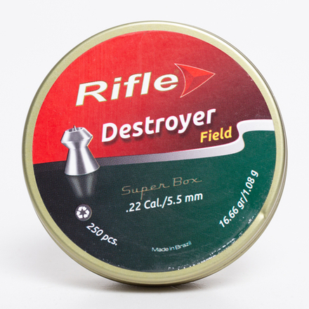 Пули RIFLE Field Series Destroyer 5,5 мм, 1,08 гр, 250 шт