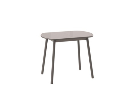 Стол МАМАДОМА Раунд мини 94, Стекло, Капучино