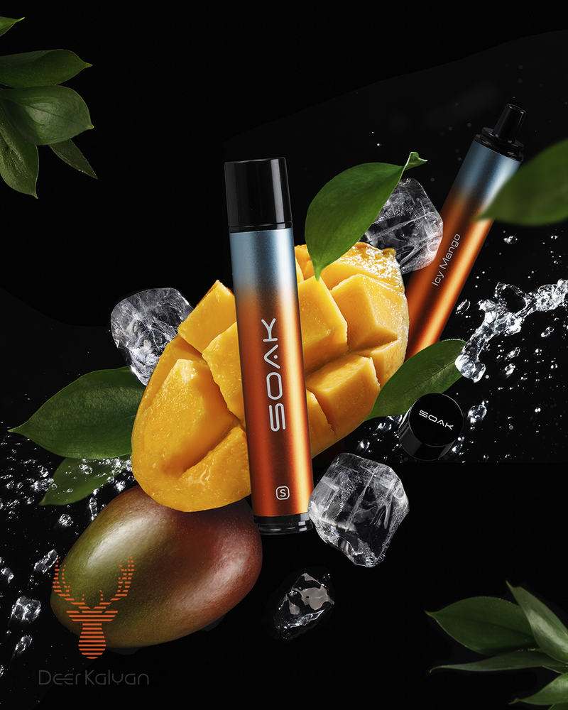 Soak S New &quot;Icy Mango&quot; (Ледяное Манго) (3500 затяжек)