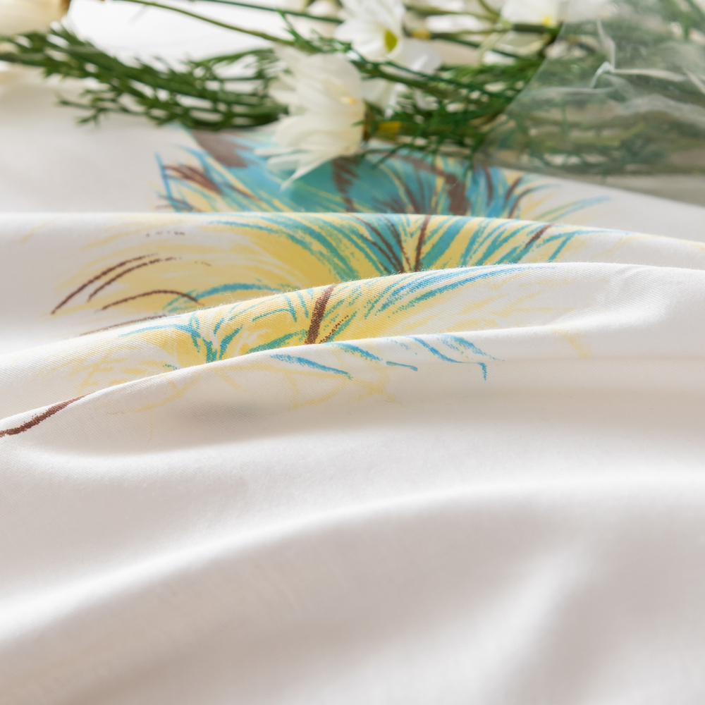 Комплект постельного белья Люкс Сатин 100% хлопок на резинке AR291