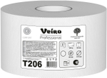 Туалетная бумага Veiro Professional Comfort T206, 2-слойная, белая, 125 метров, 12 рулонов в упаковке
