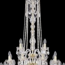Подвесная люстра Bohemia Ivele Crystal 1402 1402/16+8+4/300/h-123/3d/G