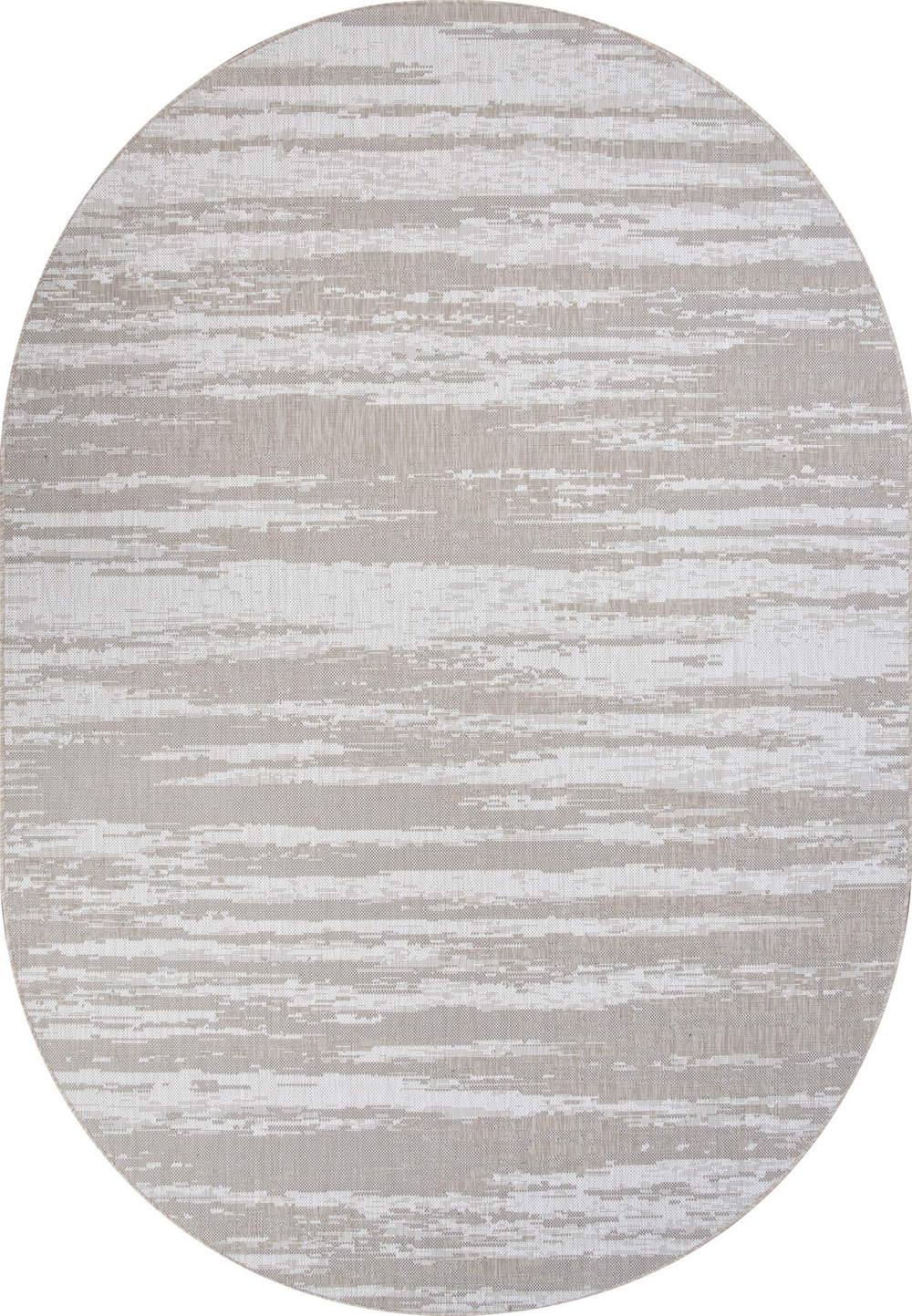 Ковер S143 - BEIGE - Овал - коллекция KAIR размер 140*200 см